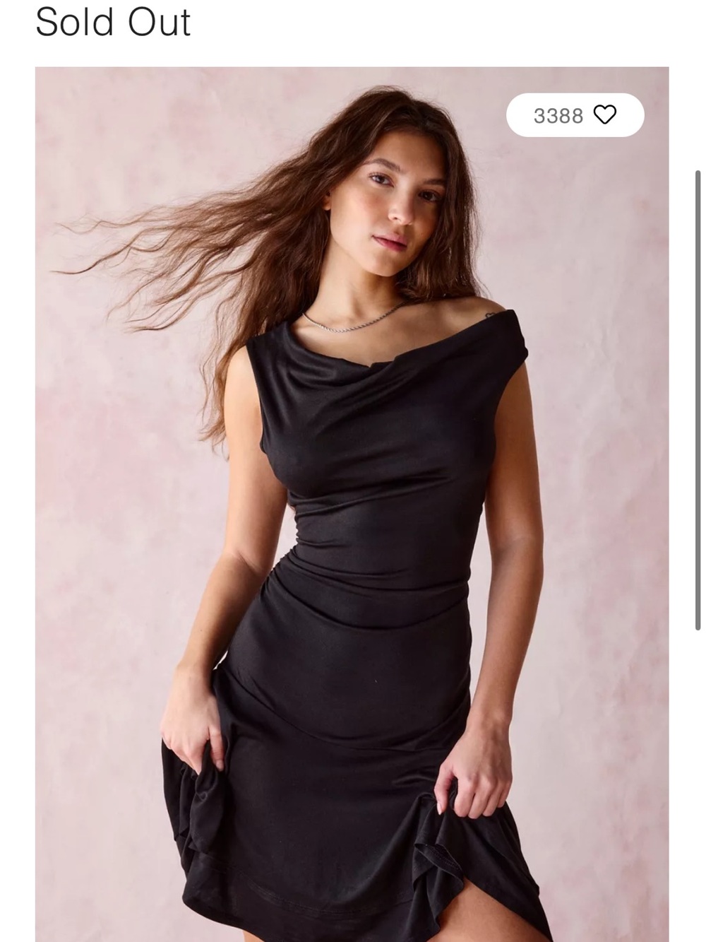 NEVER WORN UO Happy Hour Asymmetrical Off-The-Shoulder Mini Dress
